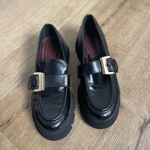 zara chunky loafers